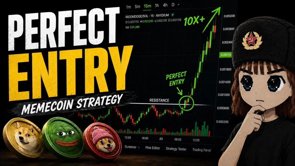 How do you find the perfect entry on a meme coin without chasing the pump?